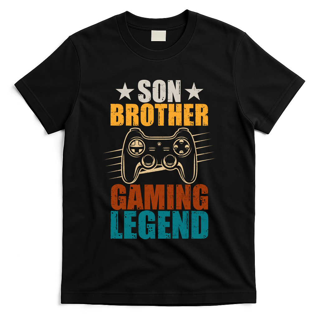 Son Brother Gaming Legend Gamer T-Shirt