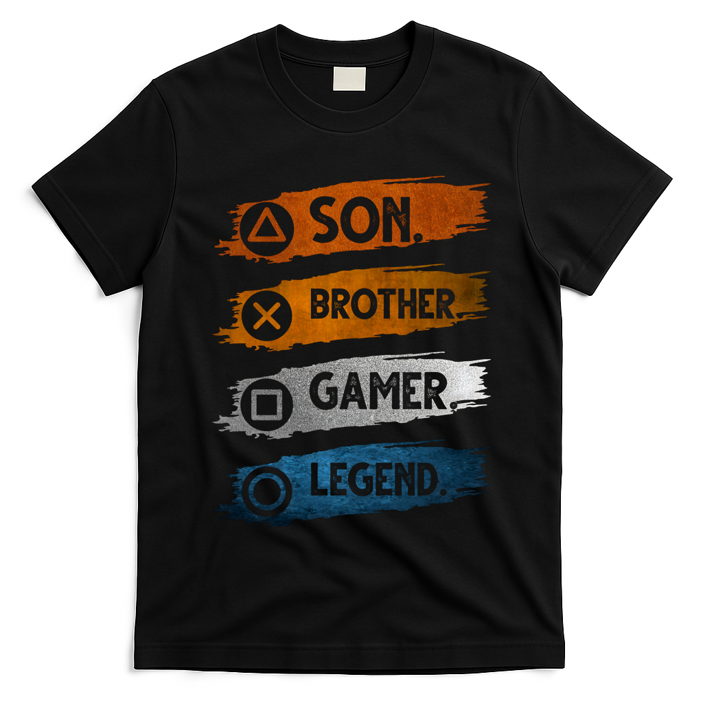 Son Brother Gamer Legend Controller T-Shirt