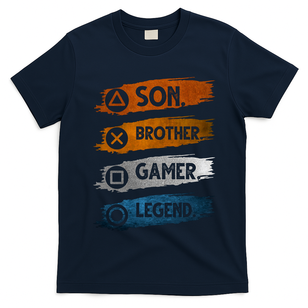 Son Brother Gamer Legend Controller T-Shirt