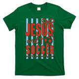 Saved By Jesus Fueled By Soccer T-Shirt - Irish Green