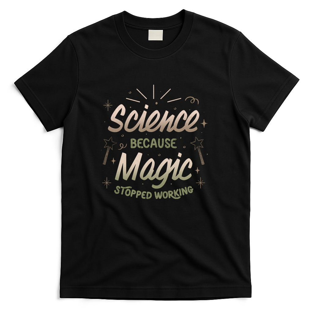 Science Because Magic Stopped Working by Tobe Fonseca - Black