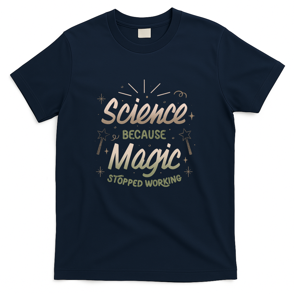 Science Because Magic Stopped Working by Tobe Fonseca - Navy