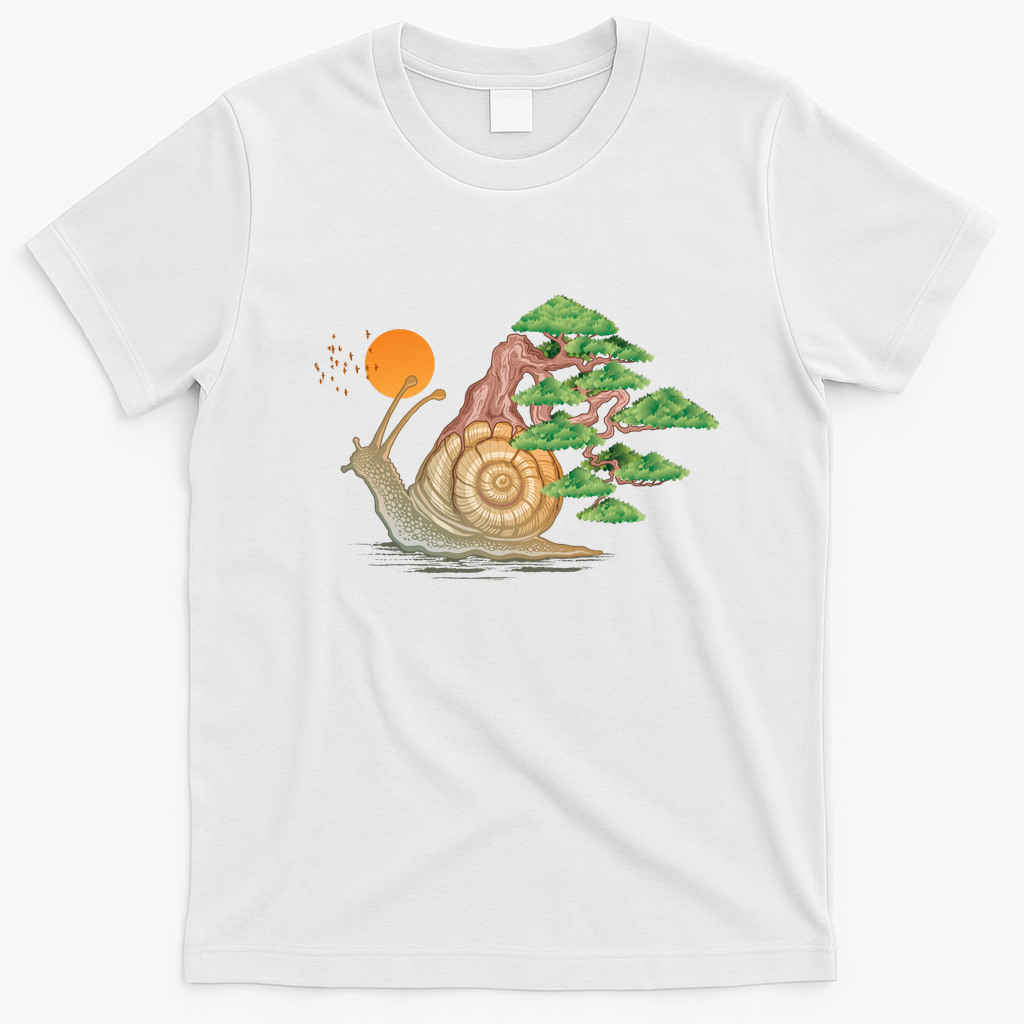 Snail Bonsai - White