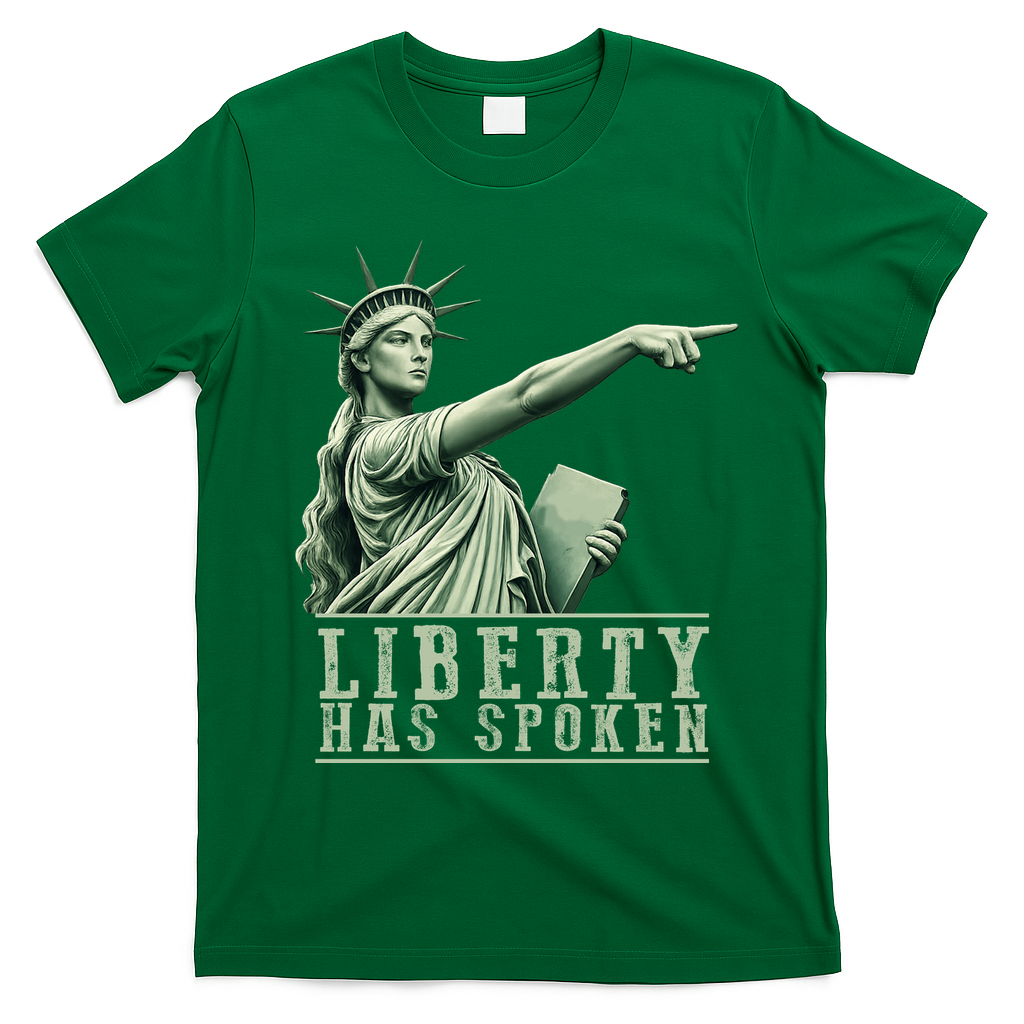 Sophie Basketball Point God Liberty Has Spoken T-Shirt - Irish Green