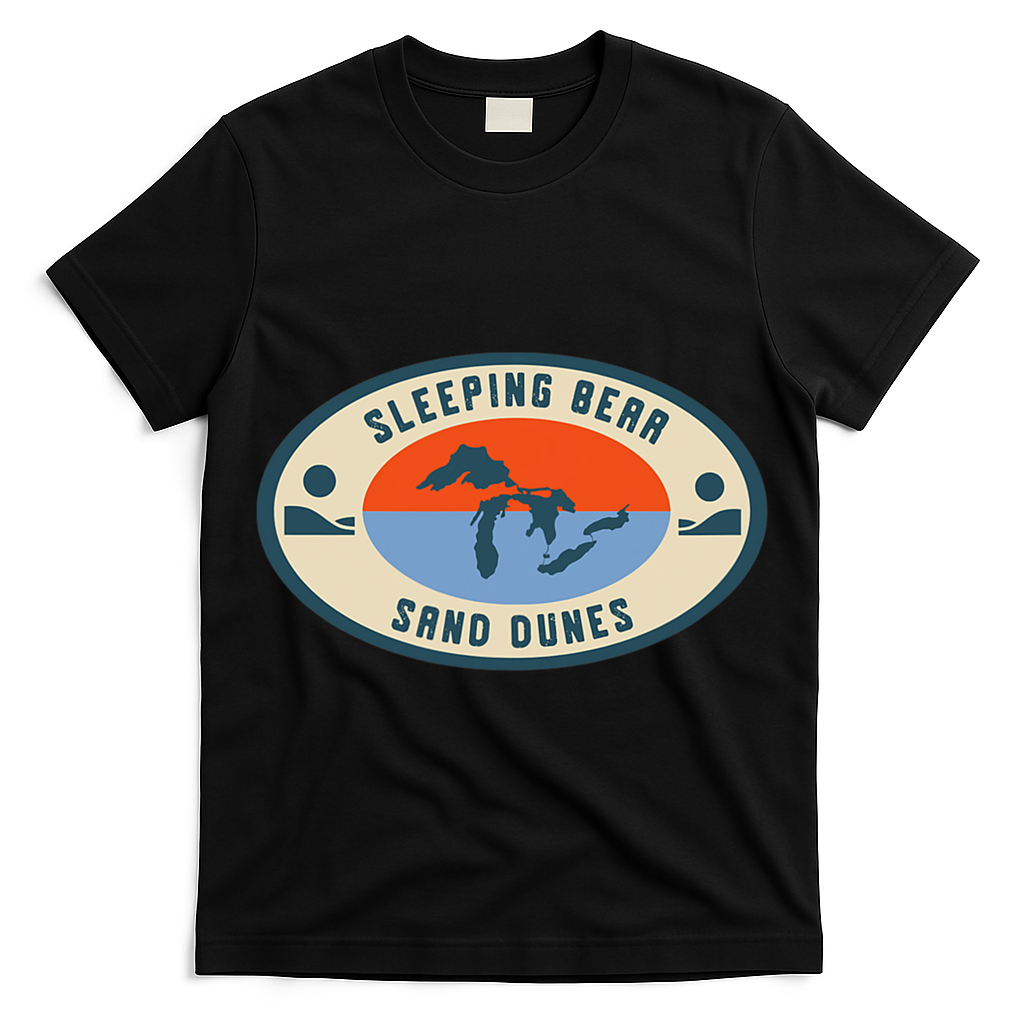Sleeping Bear Sand Dunes Michigan Michigander Great Lakes T-Shirt