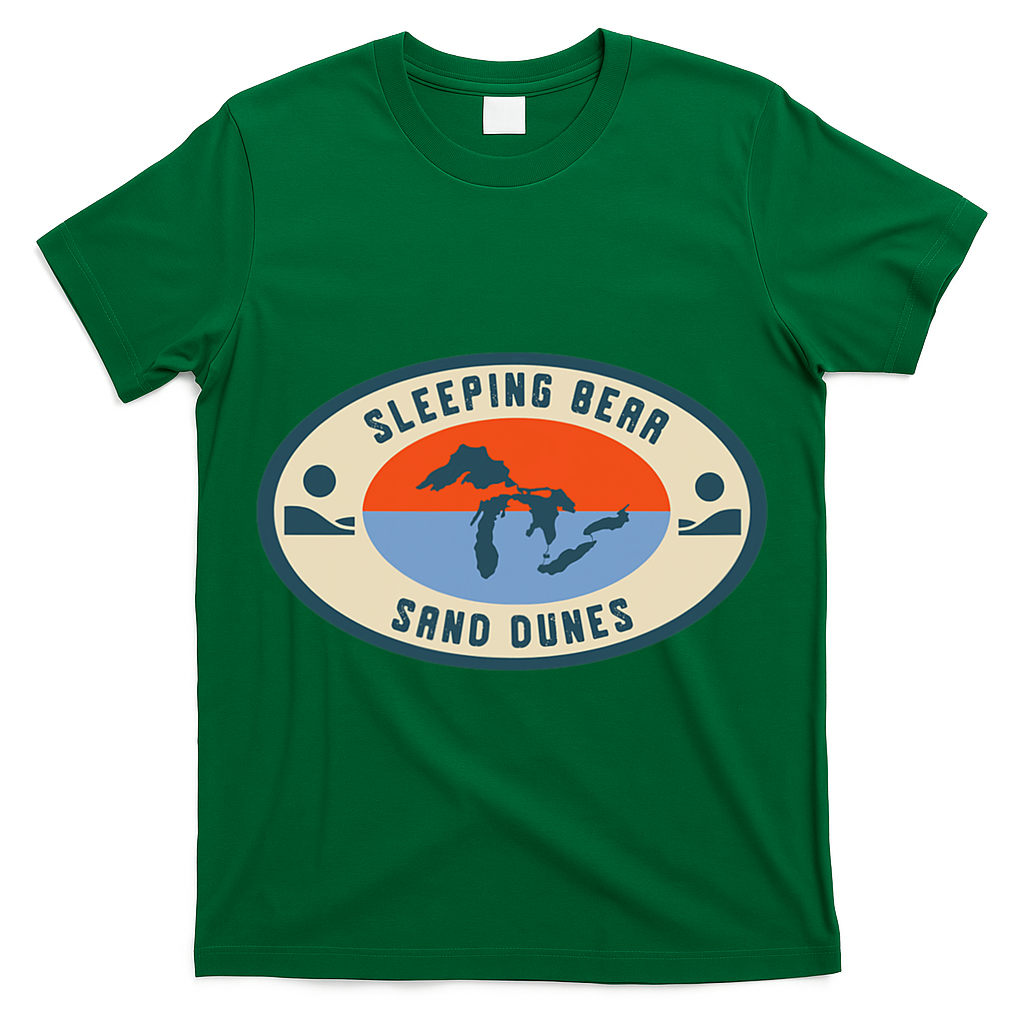 Sleeping Bear Sand Dunes Michigan Michigander Great Lakes T-Shirt