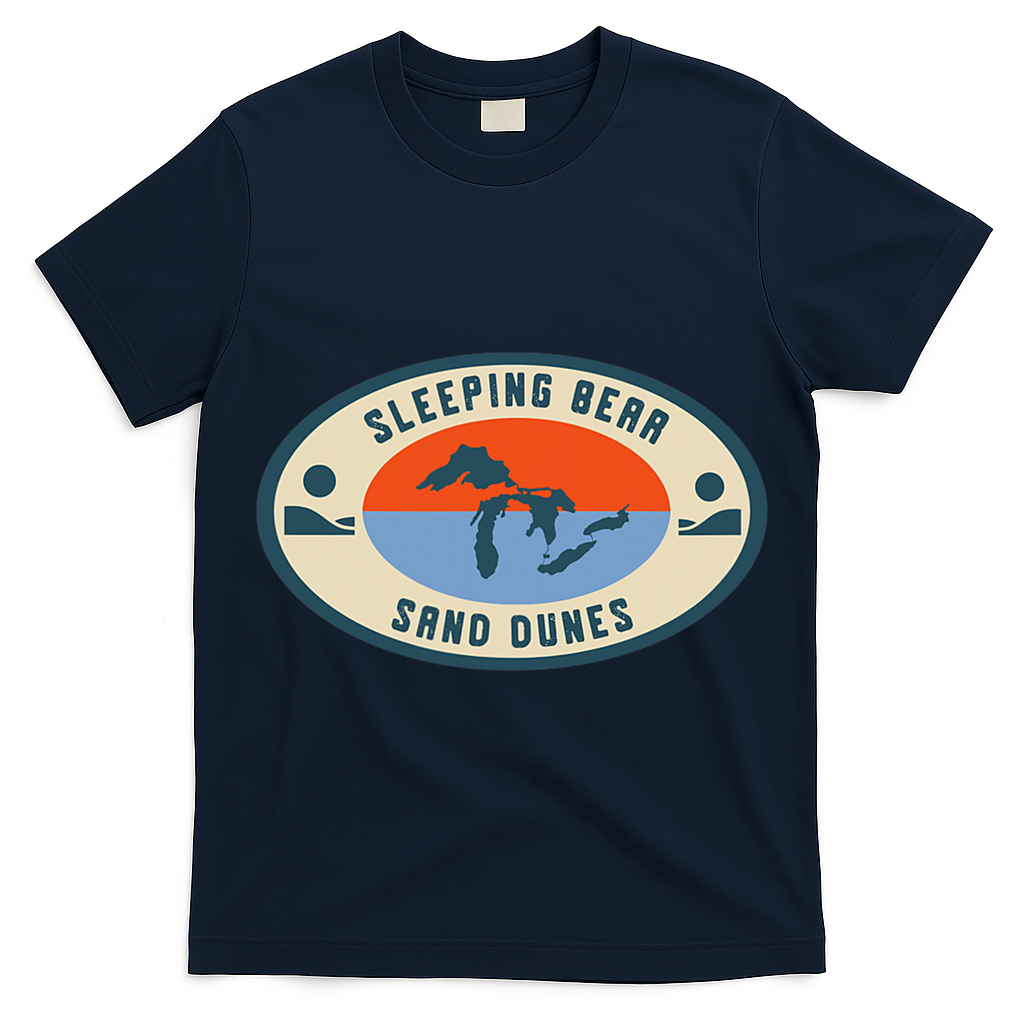 Sleeping Bear Sand Dunes Michigan Michigander Great Lakes T-Shirt