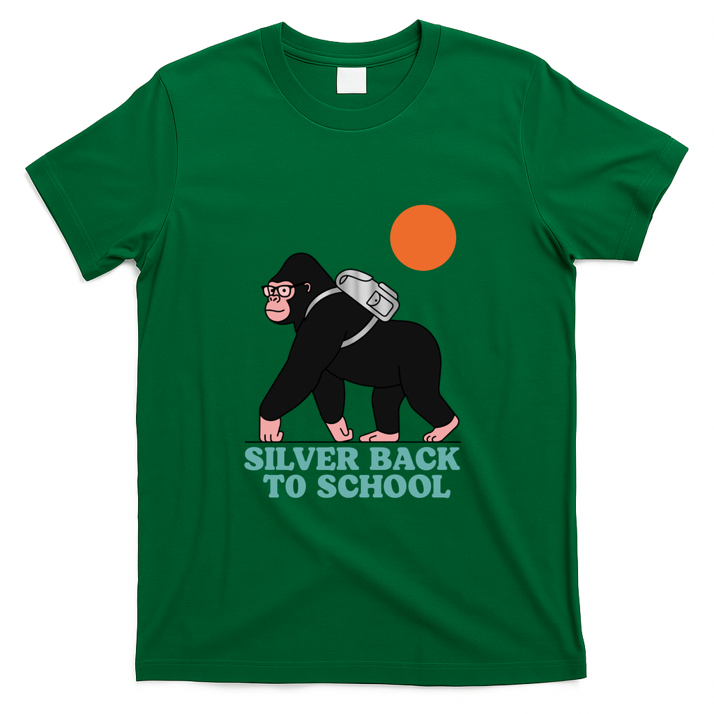 Silver Back To School - Green