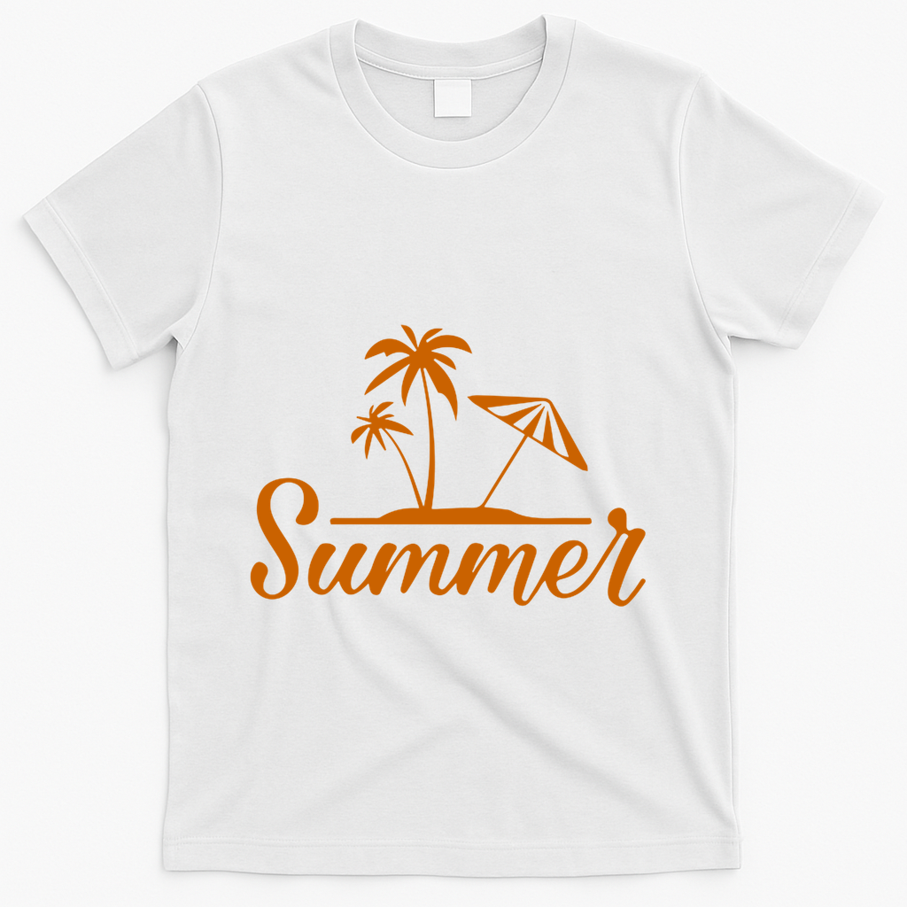 Summer Beach Tropical Vacation T-Shirt - White