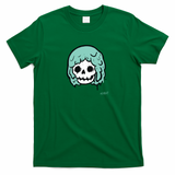 skully b with hair - Green