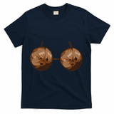 Summer Coconut Bra Halloween Costume Funny Outfit Gift T-Shirt - Navy