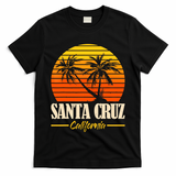 Santa Cruz California Retro Vintage Sunset Beach 70s 80s T-Shirt