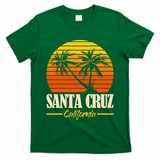 Santa Cruz California Retro Vintage Sunset Beach 70s 80s T-Shirt