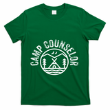 Summer Camp Counselor Staff Gift T-Shirt - Green