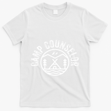 Summer Camp Counselor Staff Gift T-Shirt - White
