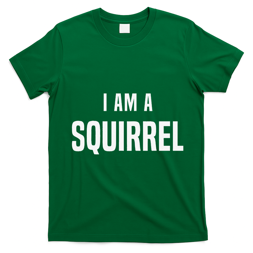 Squirrel Costume Easy Simple Halloween Costumes T-Shirt - Irish Green
