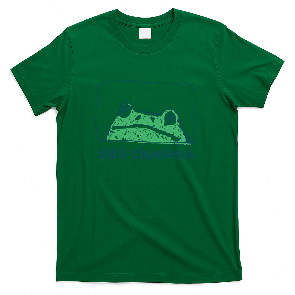 Still clueless frog - Green