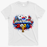 SOUTH COREA North America Soccer Tournament 2026 T-Shirt - White