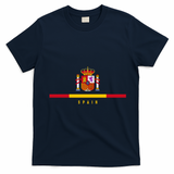 Spanish Coat Of Arms Proud Spain Fan T-Shirt - Navy Blue