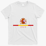 Spanish Coat Of Arms Proud Spain Fan T-Shirt - White