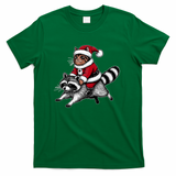 Santa Claws On A Raccoon - Green