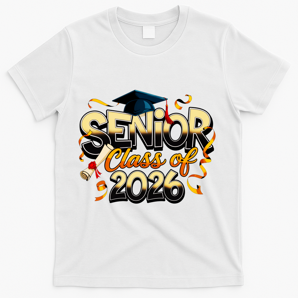 Senior Class Of 2026 T-Shirt - White