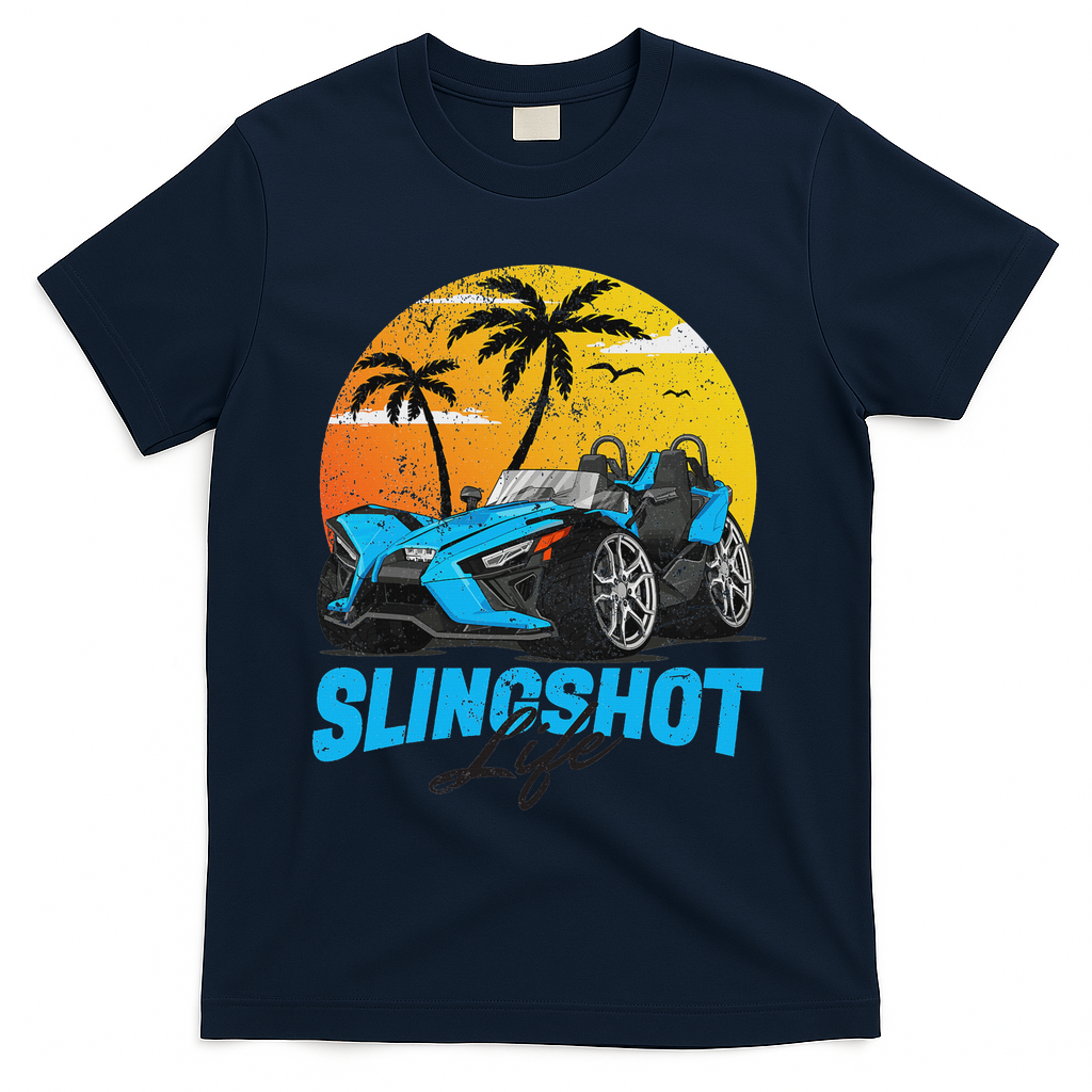Slingshot Car Riders Lovers Summer Sling Shot T-Shirt - Navy