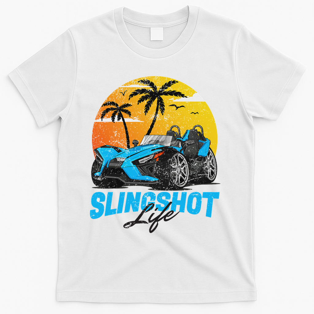 Slingshot Car Riders Lovers Summer Sling Shot T-Shirt - White