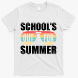 School's Out For Summer Shades T-Shirt - White