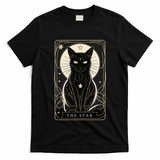 Star Cat Tarot Card Graphic For Tarot Cat Lovers T-Shirt