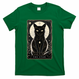 Star Cat Tarot Card Graphic For Tarot Cat Lovers T-Shirt