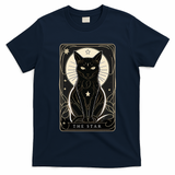 Star Cat Tarot Card Graphic For Tarot Cat Lovers T-Shirt