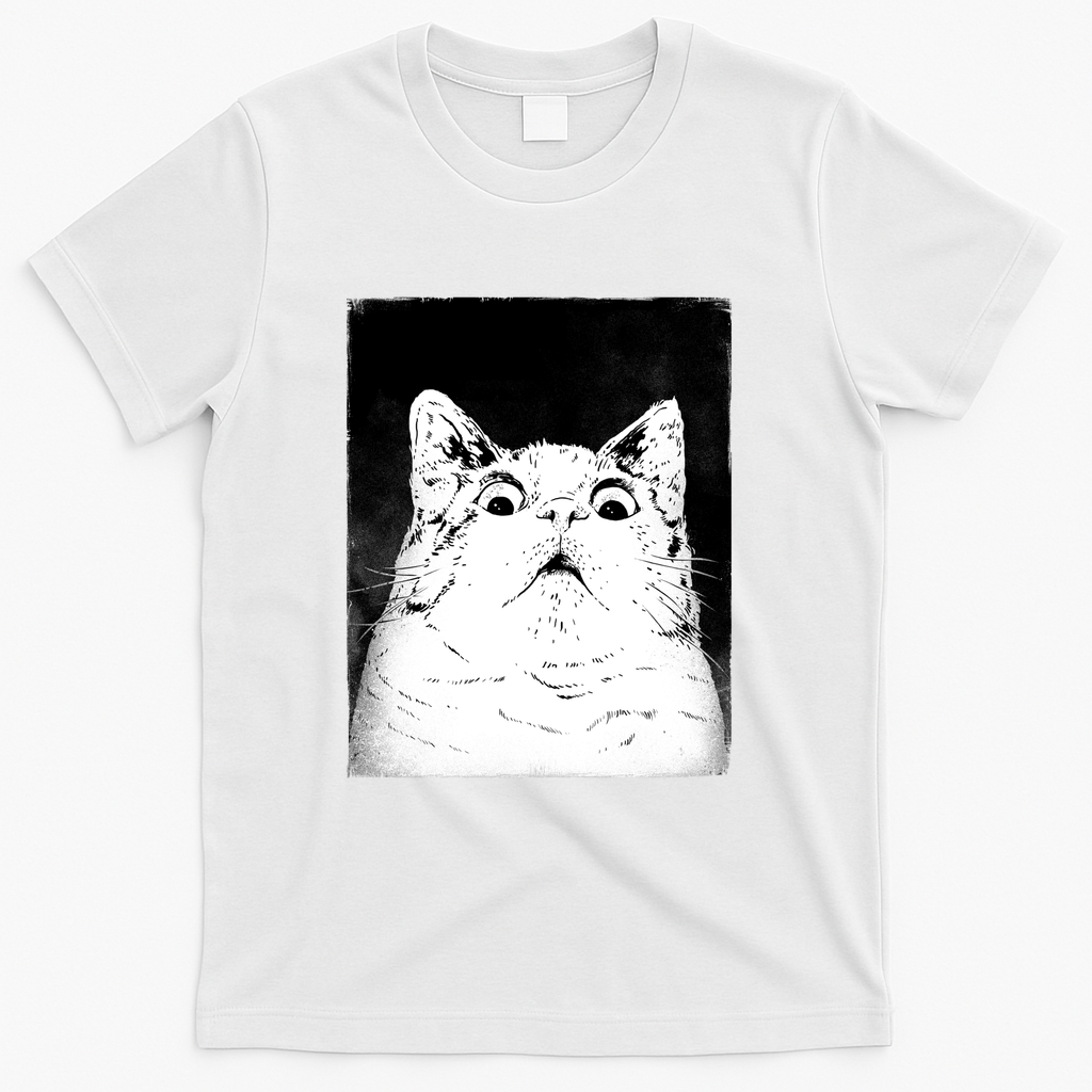 SURPRISE CAT - White