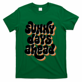 Sunny Days Ahead Retro Summer T-Shirt - Green