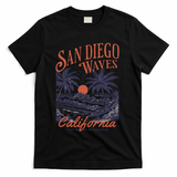 San Diego California Vintage Summer T-Shirt - Black