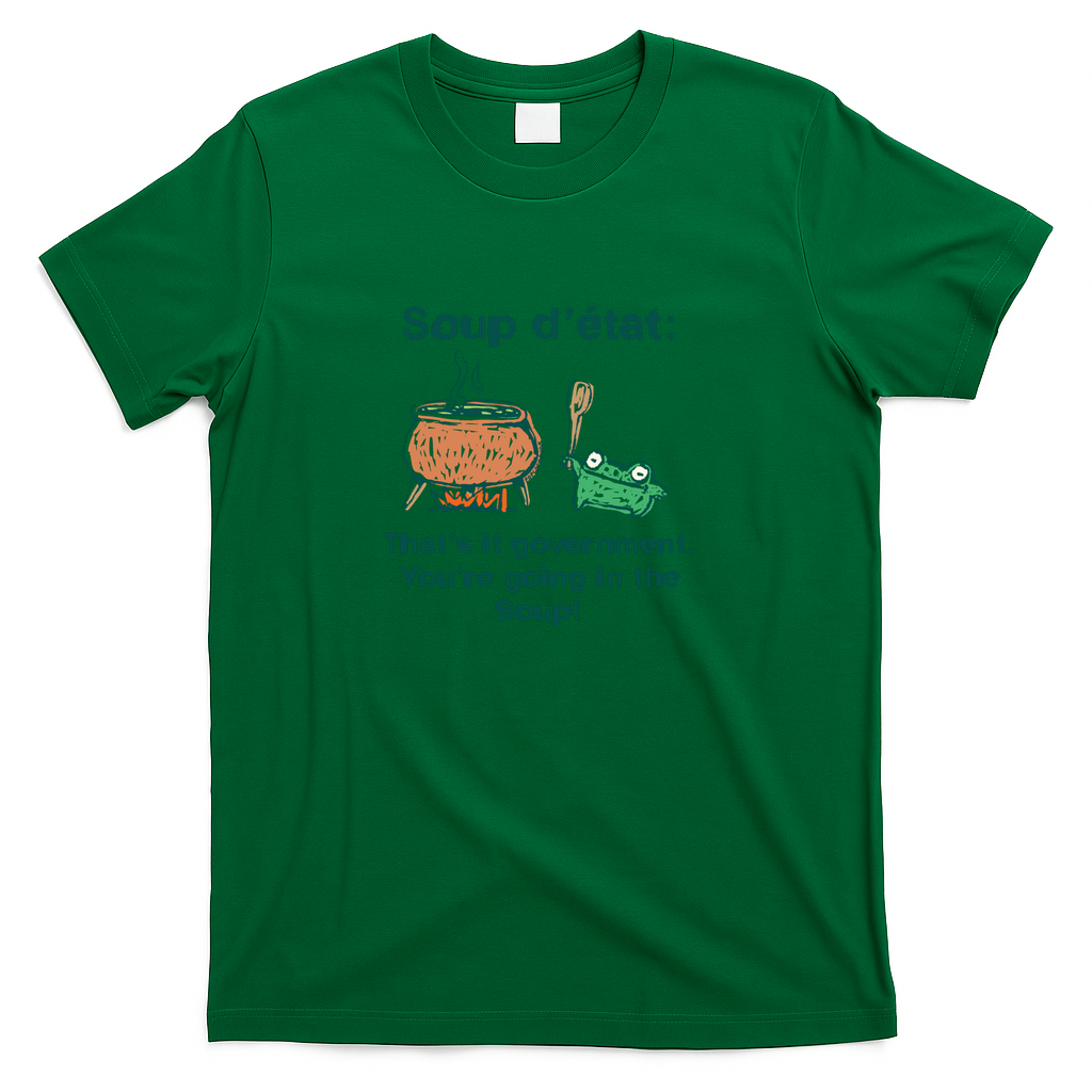 Soup d'état frog - Green