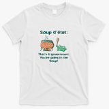Soup d'état frog - White