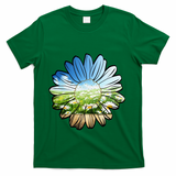 Summer Daisy Field T-Shirt - Green