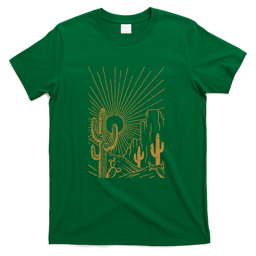 Sunny Desert - Golden Version - Green