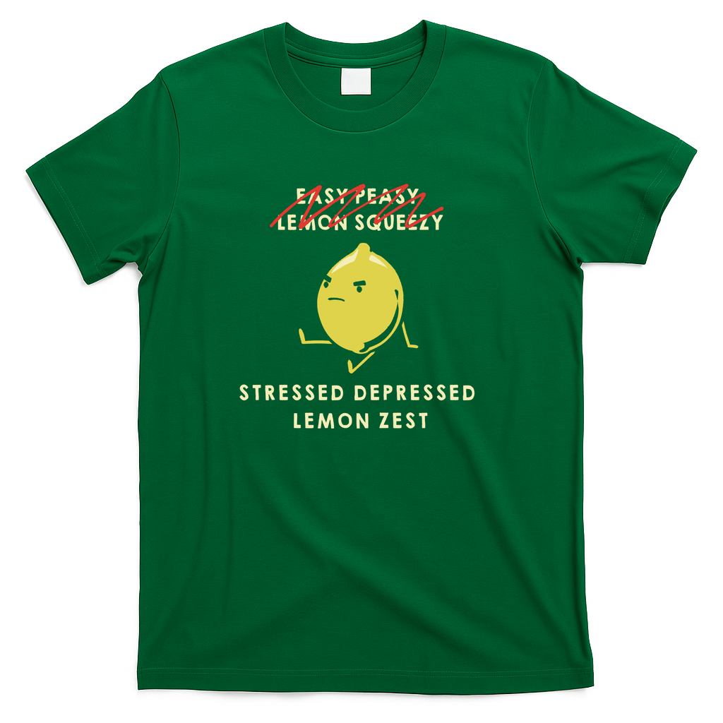 Stressed Depressed Lemon Zest by Tobe Fonseca - Green