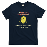 Stressed Depressed Lemon Zest by Tobe Fonseca - Navy