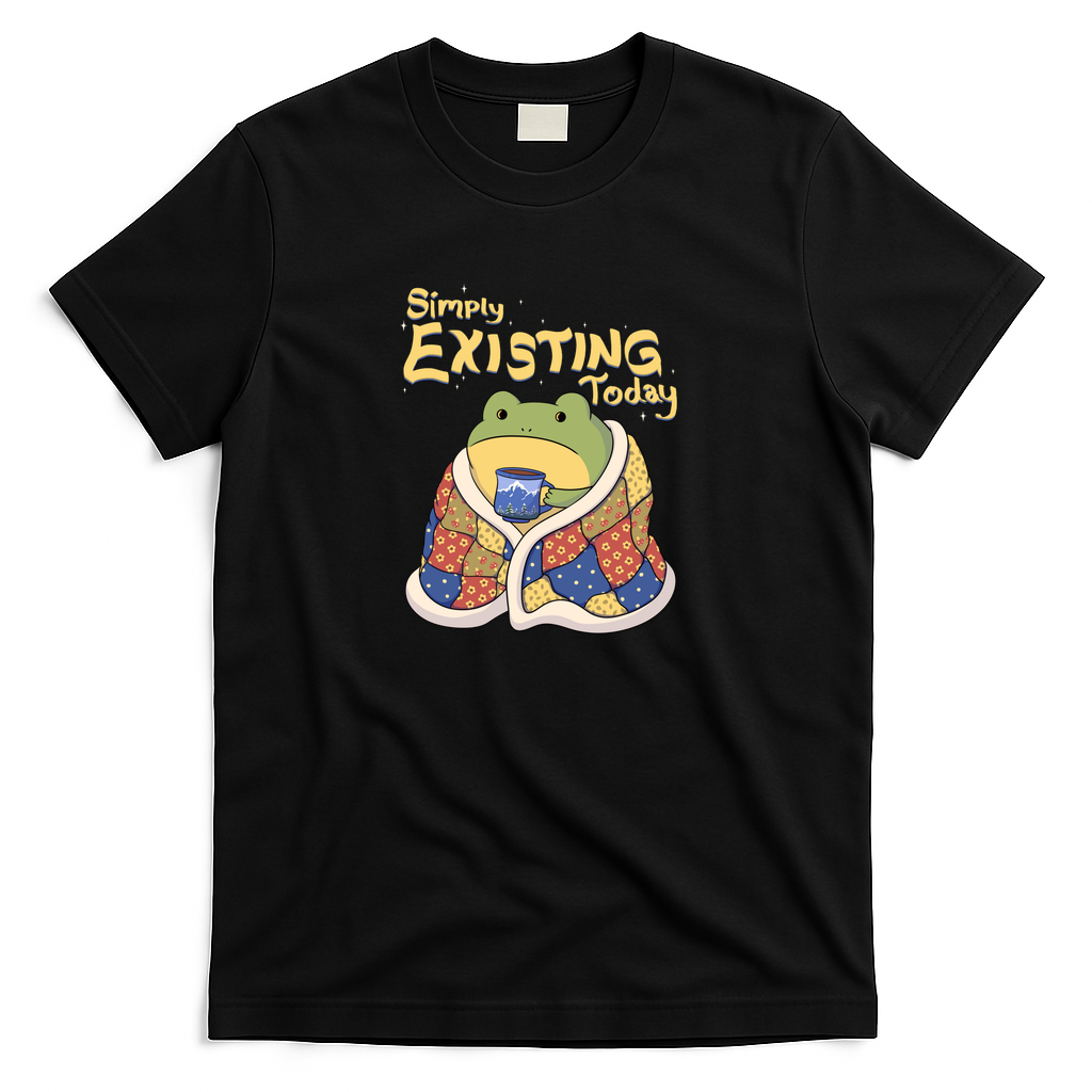 Simply Existing Today - Black