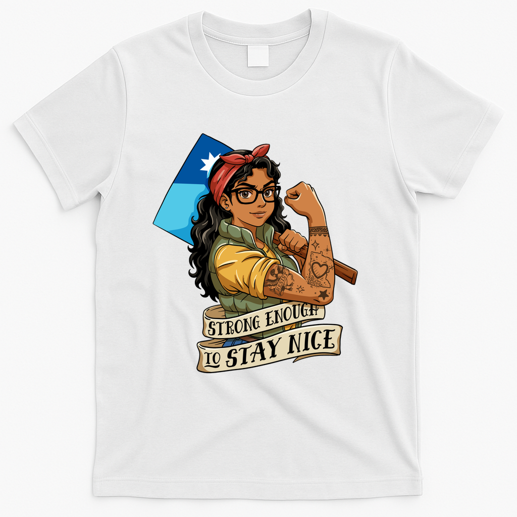 Strong Enough To Stay Nice - White