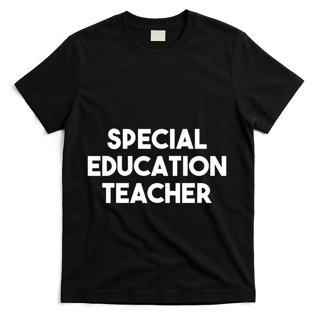 Special Education Teacher Gift T-Shirt - Black