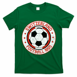 Switzerland Football 1895 Vintage Soccer T-Shirt - Irish Green