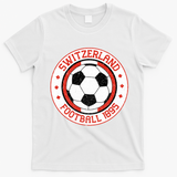 Switzerland Football 1895 Vintage Soccer T-Shirt - White