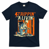 Stripping For A Living Electrician Work Electrical Worker T-Shirt