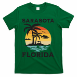 Sarasota Florida Beach Summer Vacation T-Shirt - Green
