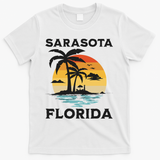 Sarasota Florida Beach Summer Vacation T-Shirt - White