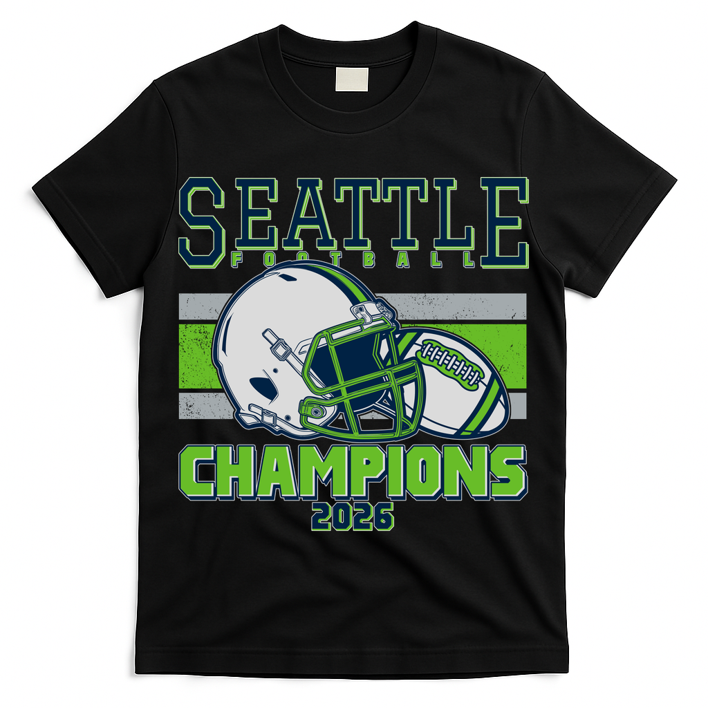 Seattle Football Champions 2026 T-Shirt